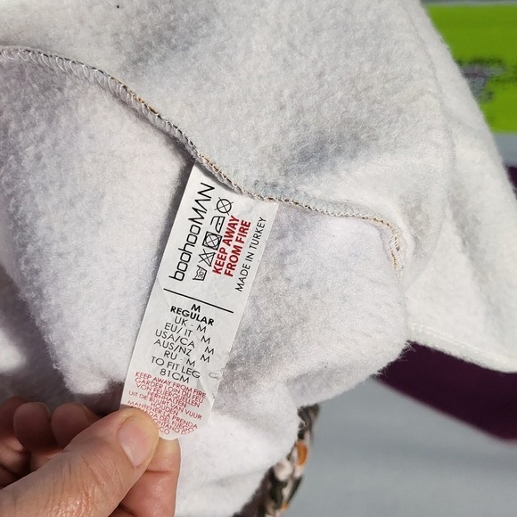 Camo Print‎ Shorts Elastic Waist Casual Activewear Loungewear Size M - Picture 8 of 9